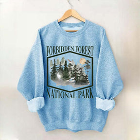 Retro Funny Forbidden Forest National Park Wizarding World Sweatshirt