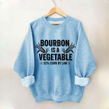 Funny Bourbon 51% Corn by Law Whiskey Sweatshirt