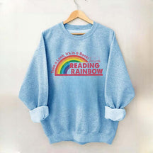 Teacher Reading Rainbow Sweatshirt