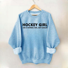 Ice Hockey Daughter Girl Sweatshirt