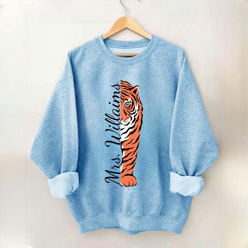 Personalized Tigers School Spirit Sweatshirt