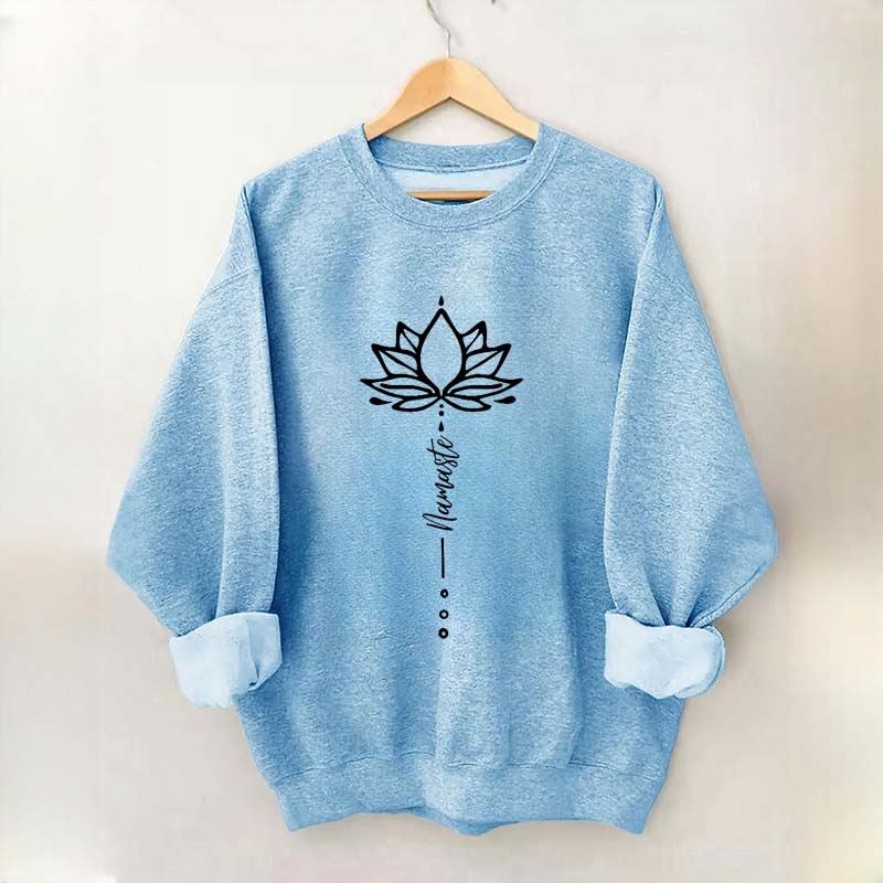 Namaste Floral Yoga Sweatshirt