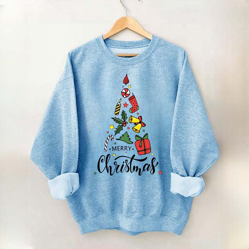 Merry Christmas Tree Gift Sweatshirt
