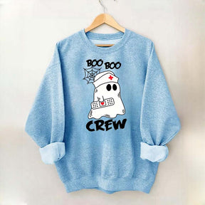 Cute Halloween Boo Crew Nurse Sweatshirt
