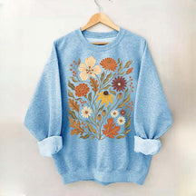 Autumn Floral Vintage Botanical Sweatshirt