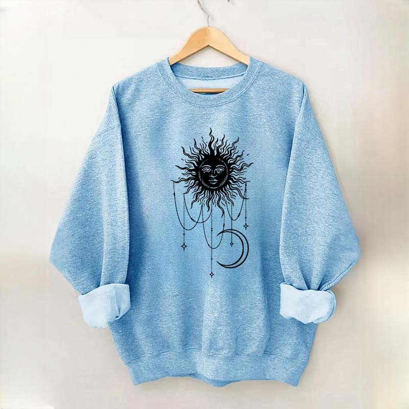 Widow's Bay Patricia Celestial Sun Moon Sweatshirt