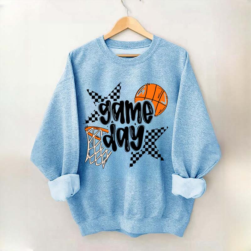 Game Day Basketball Go Team Sweatshirt