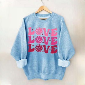 Volleyball Valentine's Day Sweatshirt