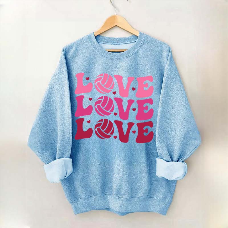 Volleyball Valentine's Day Sweatshirt