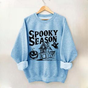 Spooky Season Haunted House Sweatshirt