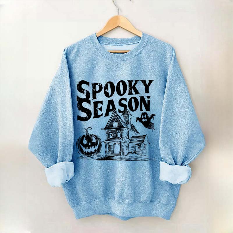Spooky Season Haunted House Sweatshirt