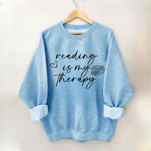 Cute Reading Is My Therapy Sweatshirt