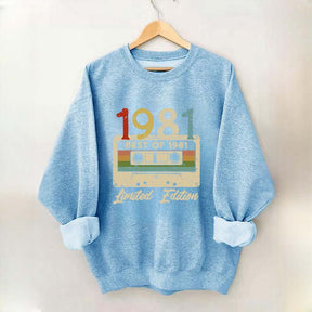Audiotape And Letter Graphic Sweatshirt