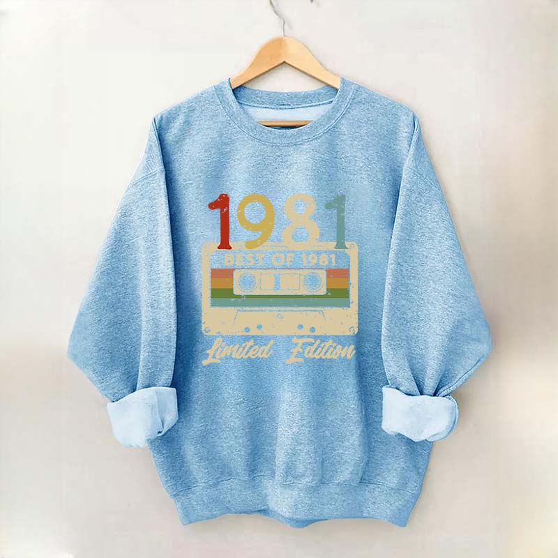 Audiotape And Letter Graphic Sweatshirt