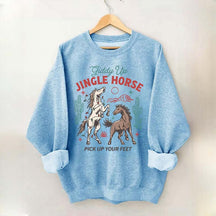 Giddy Up Jingle Horse Christmas Sweatshirt