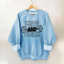 Faith and Fitness Weightlifting Sweatshirt