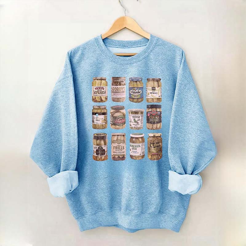 Vintage Canned Pickles Sweatshirt
