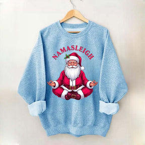 Namasleigh Santa Sweatshirt