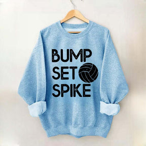 Bump Set Spike Volleyball Sweatshirt