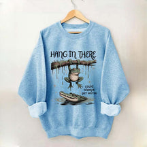 Sassy Frog Hang In There Sweatshirt