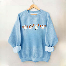 Weight Lifting Ghosts Halloween Sweatshirt