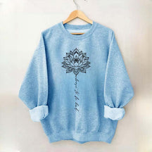 Choose To Be Kind Flower Mandala Sweatshirt