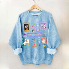 Funny Art Teacher Sweatshirt