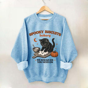 Kitty Biscuits Vintage Baking Pumpkin Sweatshirt