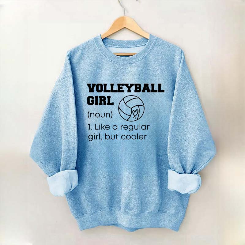 Volleyball Girl Team Sweatshirt