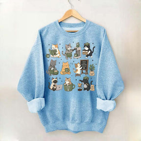 Coffee Cats Catpuccino Sweatshirt