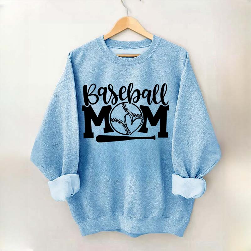 Trendy Mom Life Baseball Sweatshirt