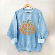 Paw Pumpkin Halloween Dog Sweatshirt