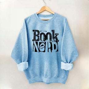 Retro Book Nerd Sweatshirt