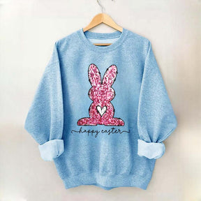 Pink Happy Easter Sweatshirt