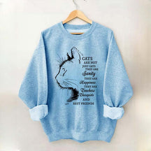 Inspirational Cat Quote Lover Sweatshirt