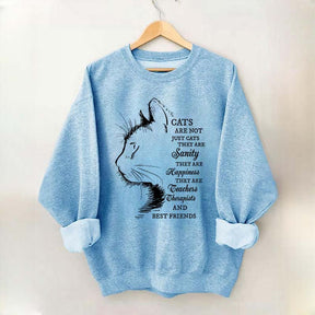 Inspirational Cat Quote Lover Sweatshirt