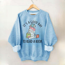 It's A Good Day To Read Pig Elephant Sweatshirt