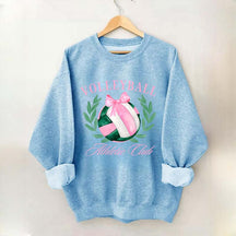 Coquette Bow Volleyball Preppy Sweatshirt