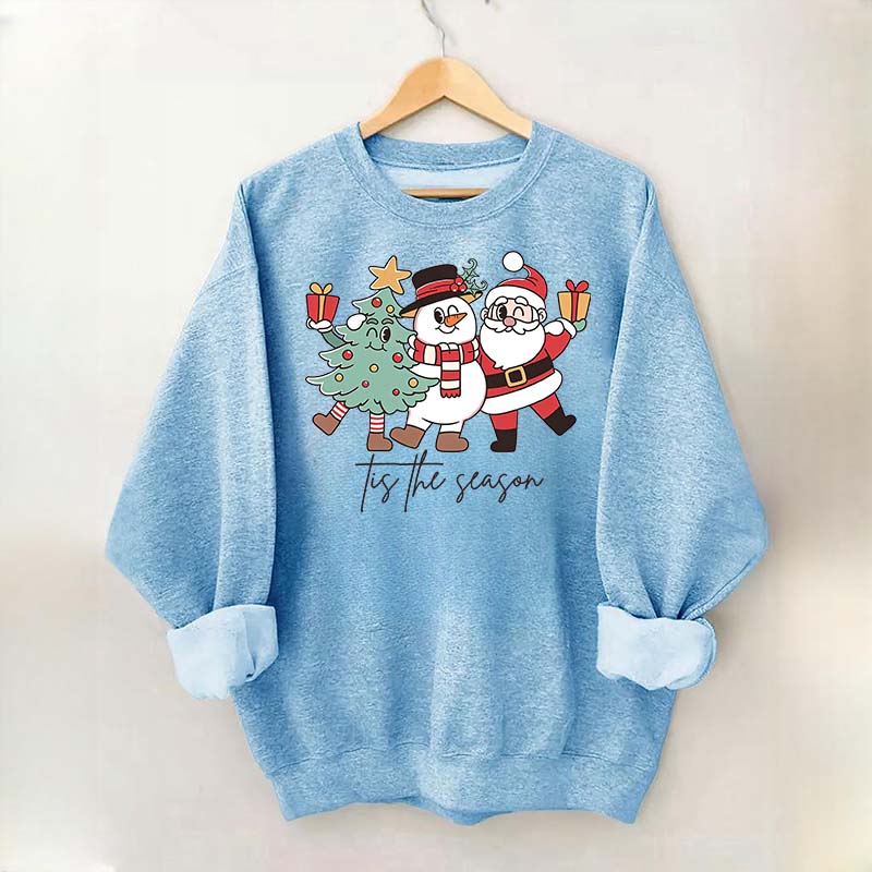 Tis The Season Santa Tree Sweatshirt