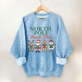 Retro Christmas Bookish Sweatshirt