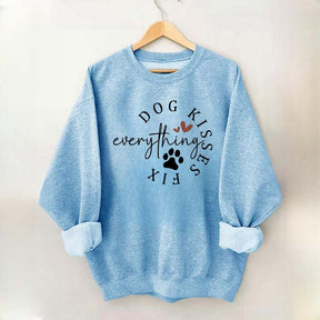 Dog Kisses Fix Everything Sweatshirt