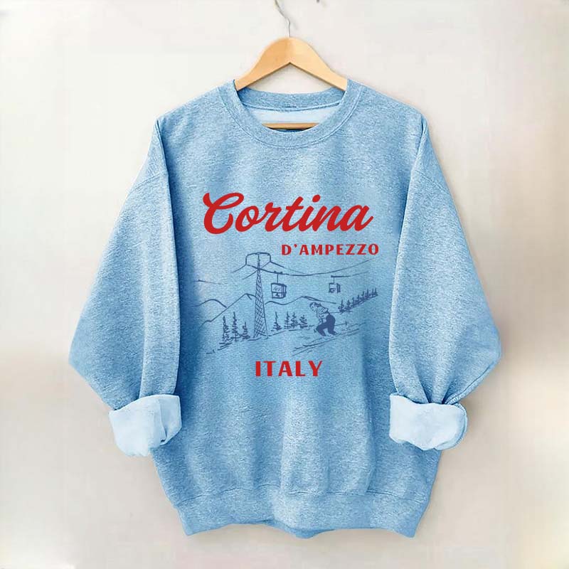 Cortina d'Ampezzo Ski Sweatshirt