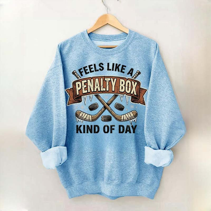 Funny Hockey Mom Festive Sports Sweatshirt