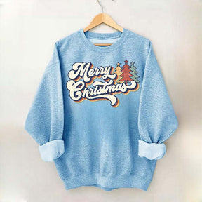 Merry Christmas Family Retro Sweatshirt