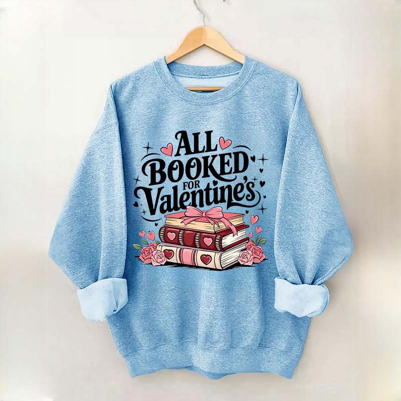Book Lover Valentine Sweatshirt