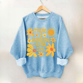 Boho Sunshine In My Soul Hippie Flower Sweatshirt