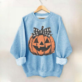 Preppy Jack o Lantern Sweatshirt