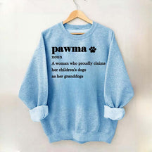 Pawma Definition Dog Mom Sweatshirt