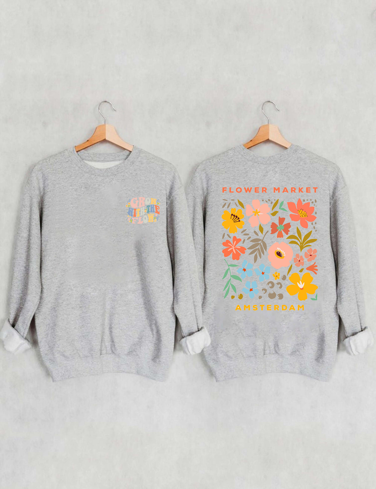 Boho Blumenmarkt Amsterdam Sweatshirt