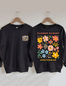 Boho Blumenmarkt Amsterdam Sweatshirt